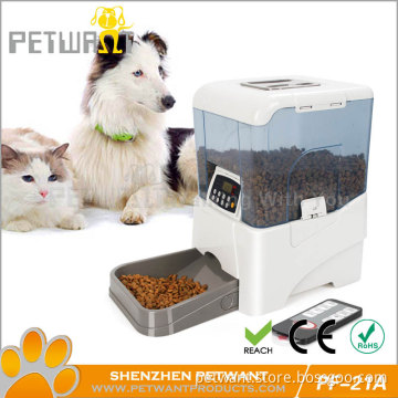 Remote control pet feeder